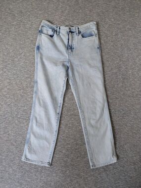 Point Sur Shoreditch Straight High Waist cropped Denim Jeans Size 28 (30x25)